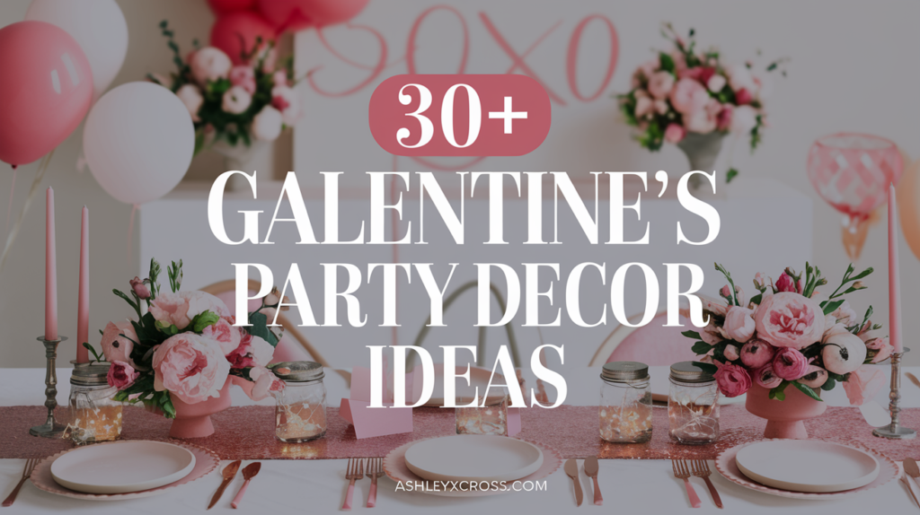 Discover 30+ aesthetic Galentine's party decor ideas to create an Instagram-worthy celebration! From balloon garlands to personalized party favors, get step-by-step inspiration for a chic and unforgettable gathering with your besties.