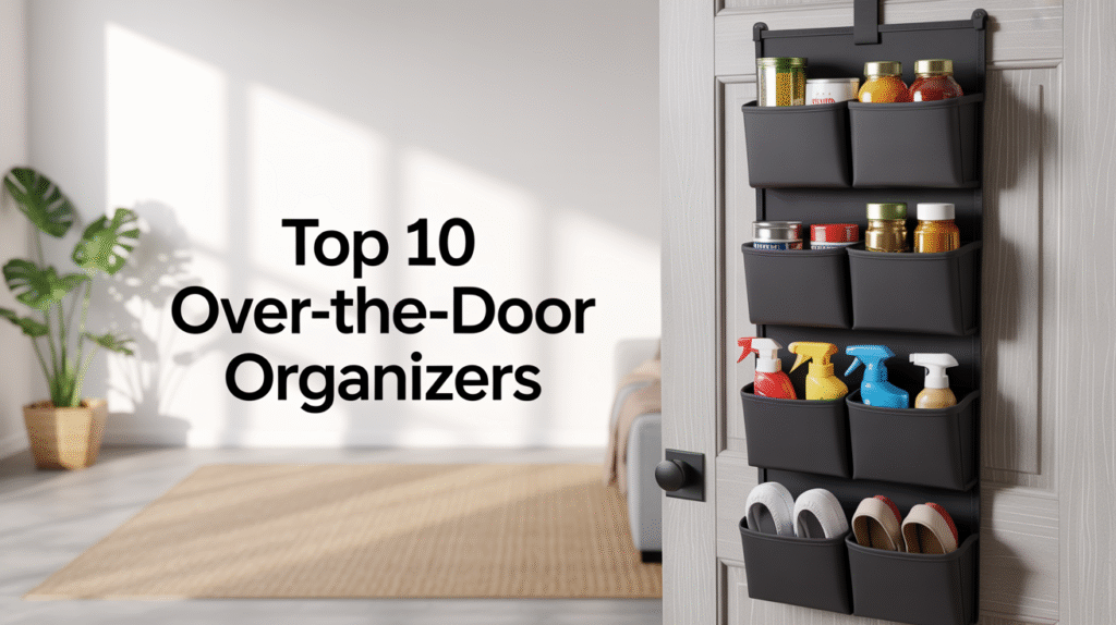 Discover the 10 best over-the-door organizers for bathrooms, closets, pantries, and more. Space-saving, renter-friendly, and stylish.
