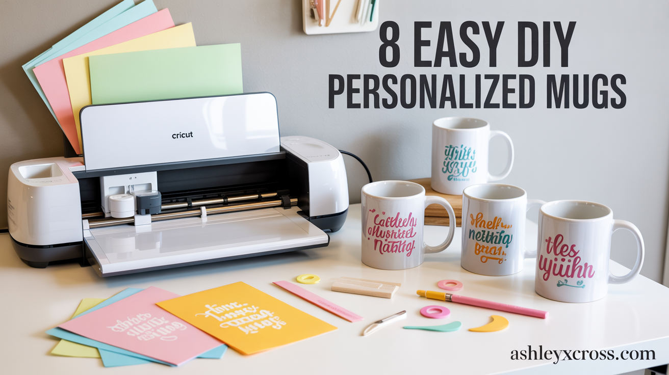 8 DIY Personalized Mugs for Teachers & Friends (Easy Cricut Projects Anyone Can Make)