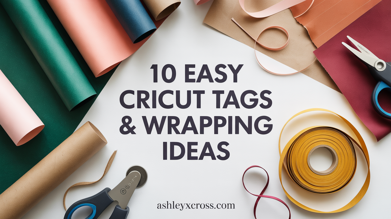 10 Easy Cricut Gift Tags and Wrapping Ideas That Look Handmade and High-End
