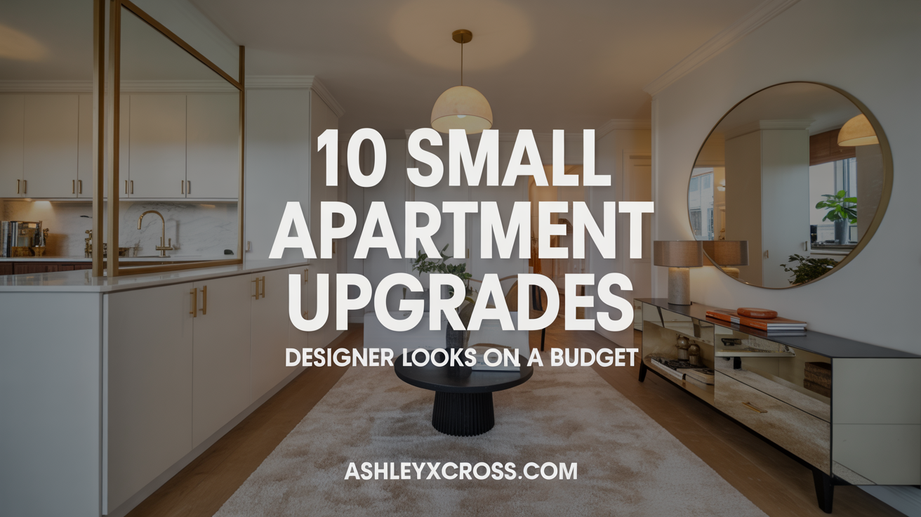 small apartment designer upgrades on a budget
