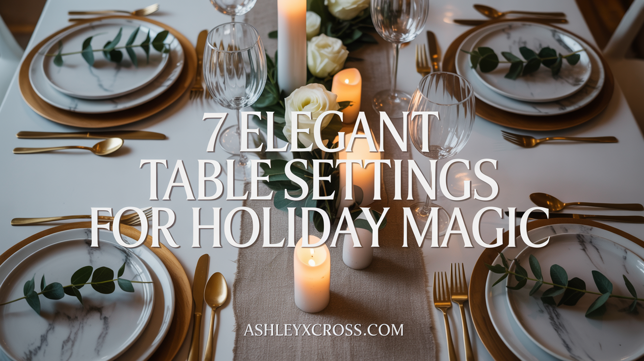 7 Elegant Table Settings That Will Elevate Your Holiday Dinner