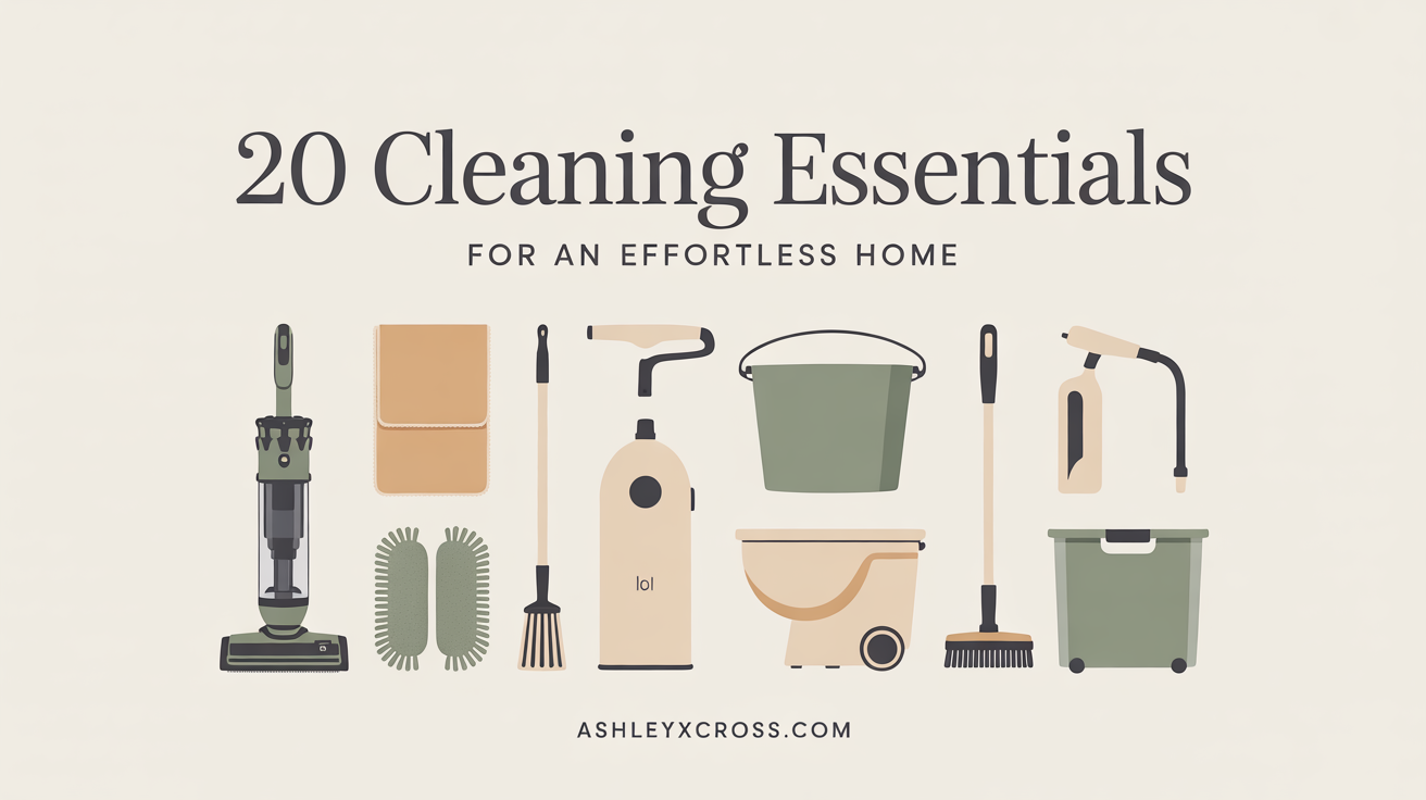 20 cleaning essentials for an effortless home